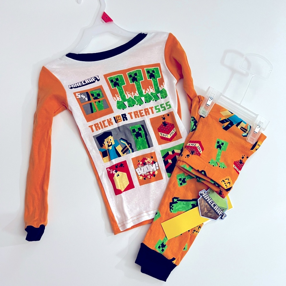 Minecraft Halloween Pajamas Boys Size 4